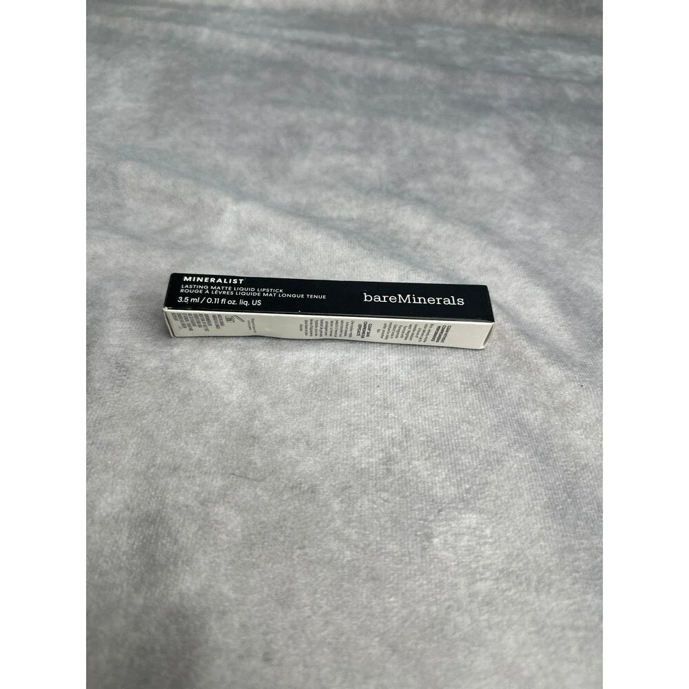 bareMinerals lasting matte liquid lipstick in Daring perfect for Christmas party